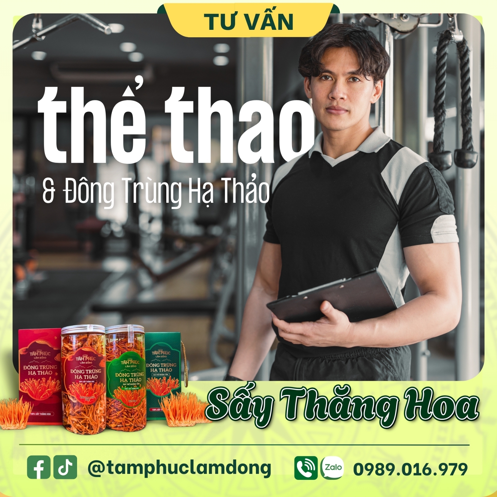 Lợi ích của Đông Trùng Hạ Thảo đối với Người Tập Thể Dục Thể Thao